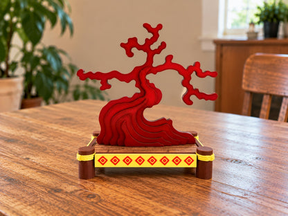 3D Printed Large Tree Puzzle with Display Stand