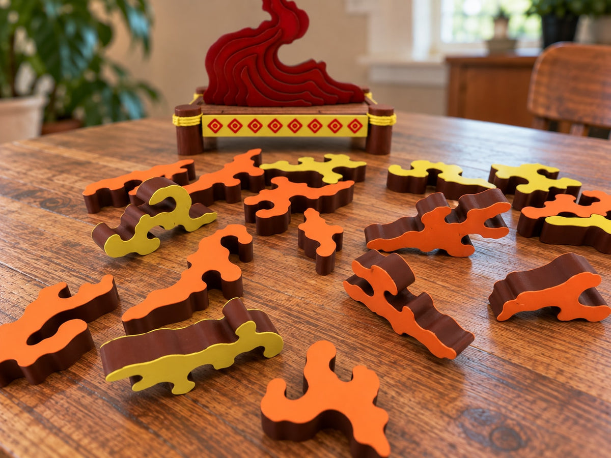 3D Printed Large Tree Puzzle with Display Stand