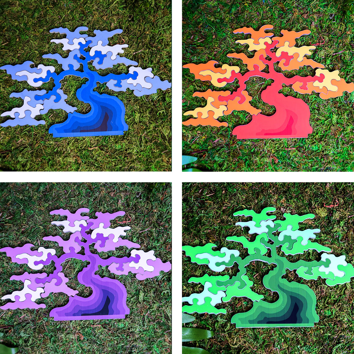 Party Pack 3 – Set of Four Tree Puzzles