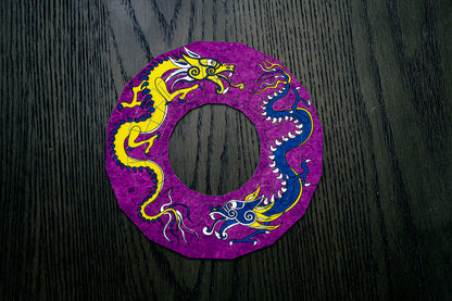 Survivor Puzzle Replica - Two Dragon Puzzle - S46 - Mini Color Version