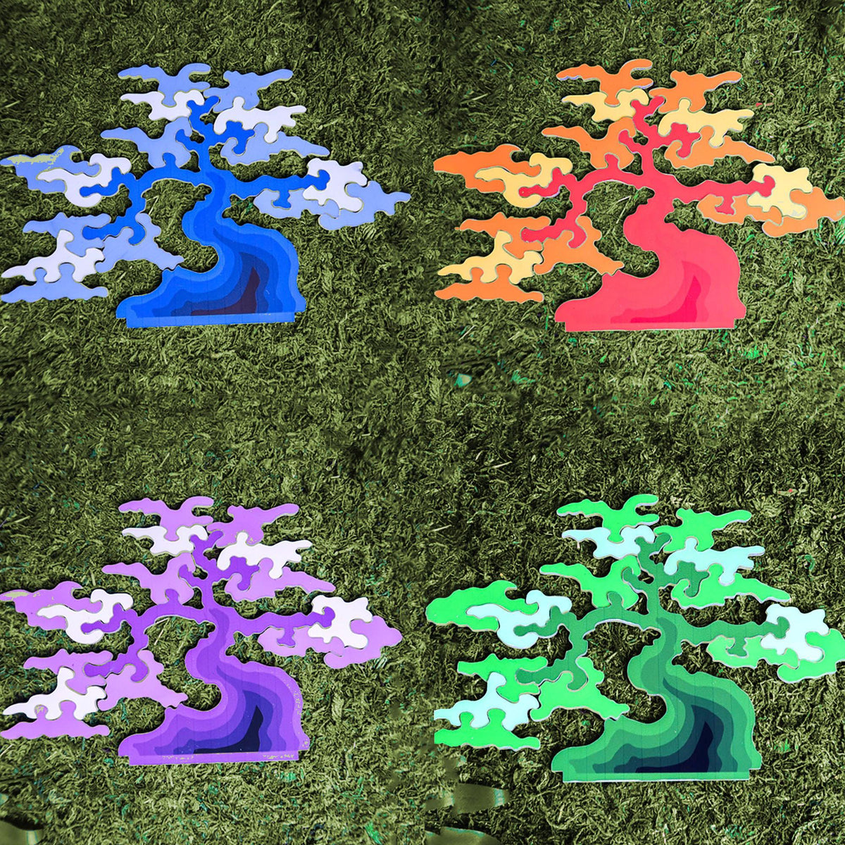 Party Pack 3 – Set of Four Tree Puzzles