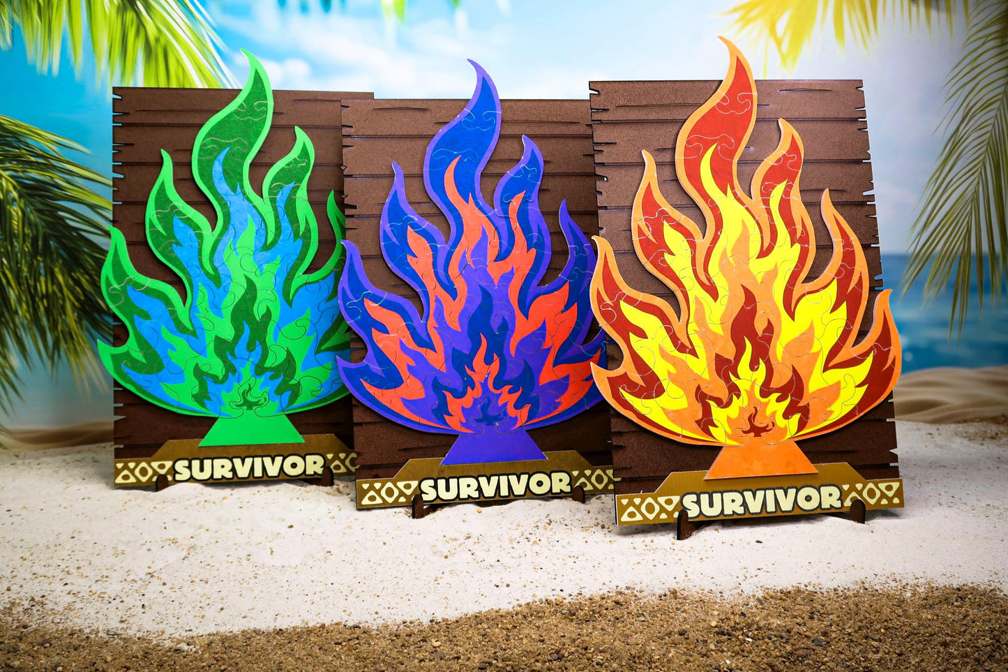 Survivor Puzzle Replica - Fire Puzzle - S48 - New Colorways