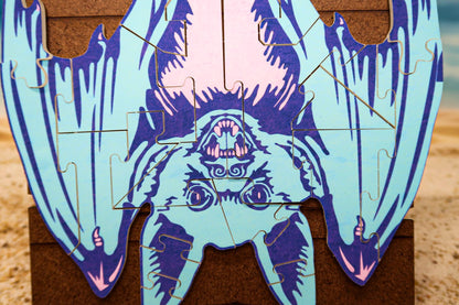 Survivor Puzzle Replica - Bat Puzzle - S47 S43 S33 Hanging Puzzle Challenge