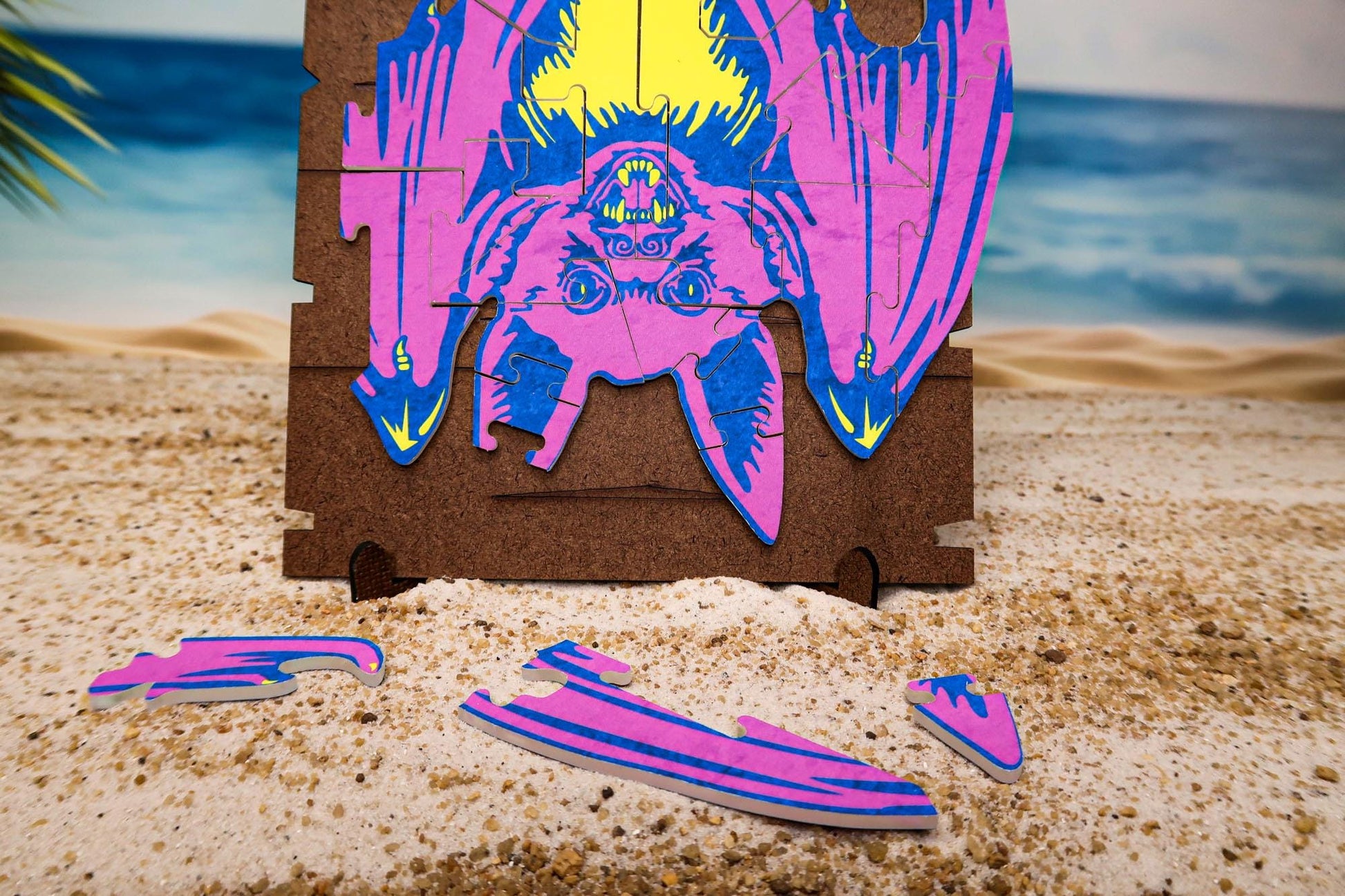 Survivor Puzzle Replica - Bat Puzzle - S47 S43 S33 Hanging Puzzle Challenge