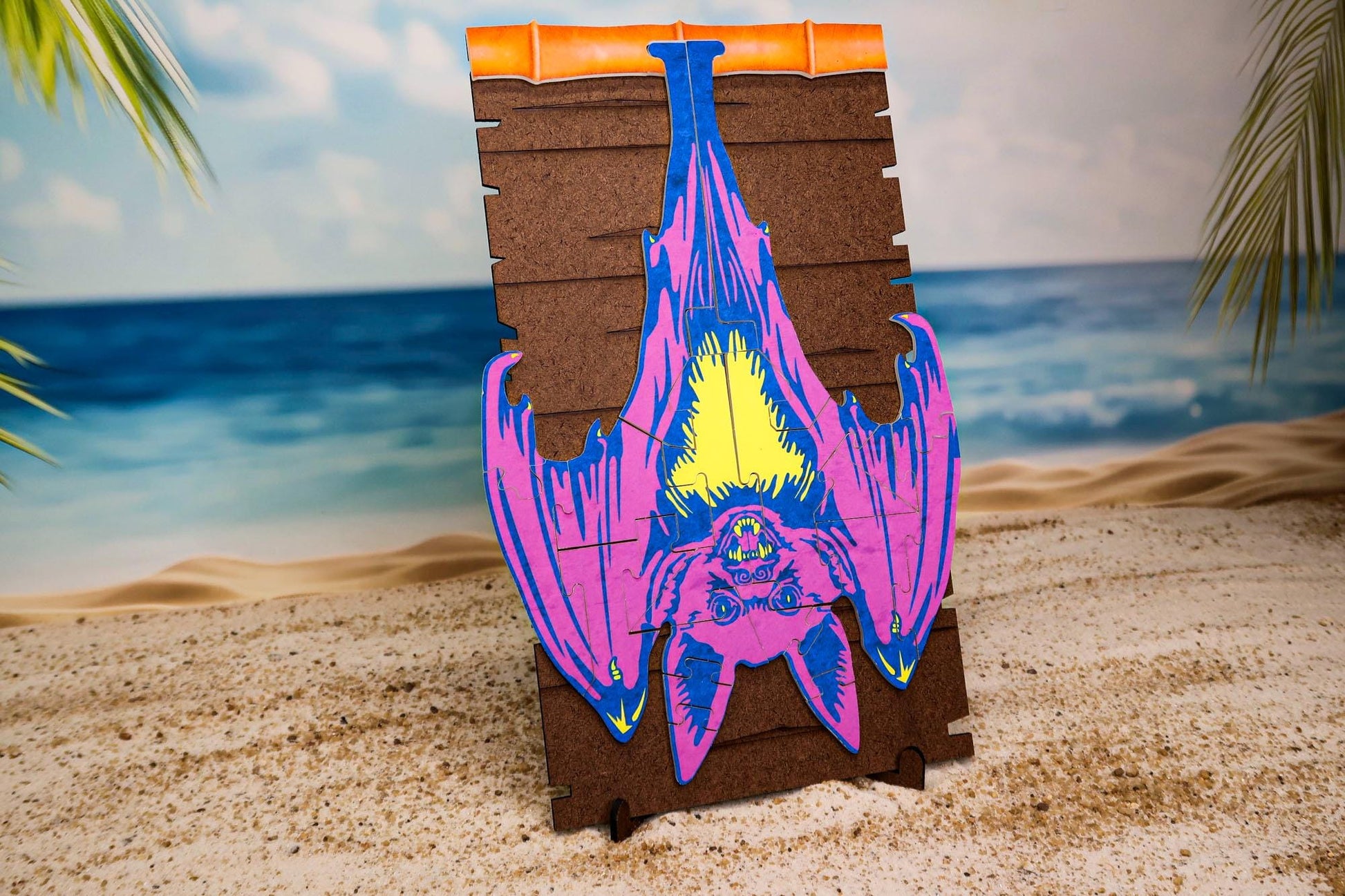 Survivor Puzzle Replica - Bat Puzzle - S47 S43 S33 Hanging Puzzle Challenge