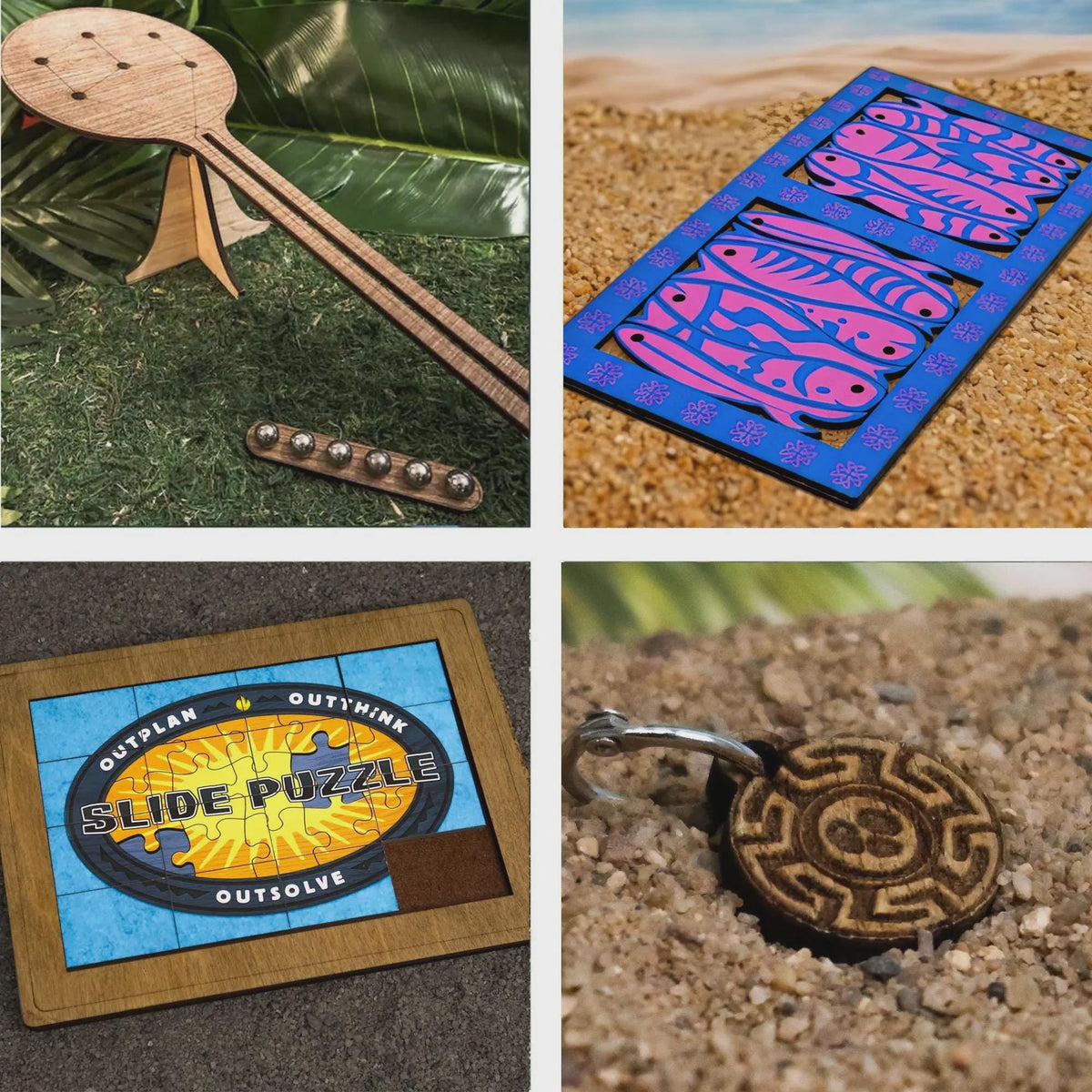 Party Pack 2 – Paddle Out, 4x4 Slide, Sardines & Idol Keychain