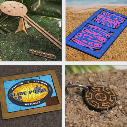 Party Pack 2 – Paddle Out, 4x4 Slide, Sardines & Idol Keychain