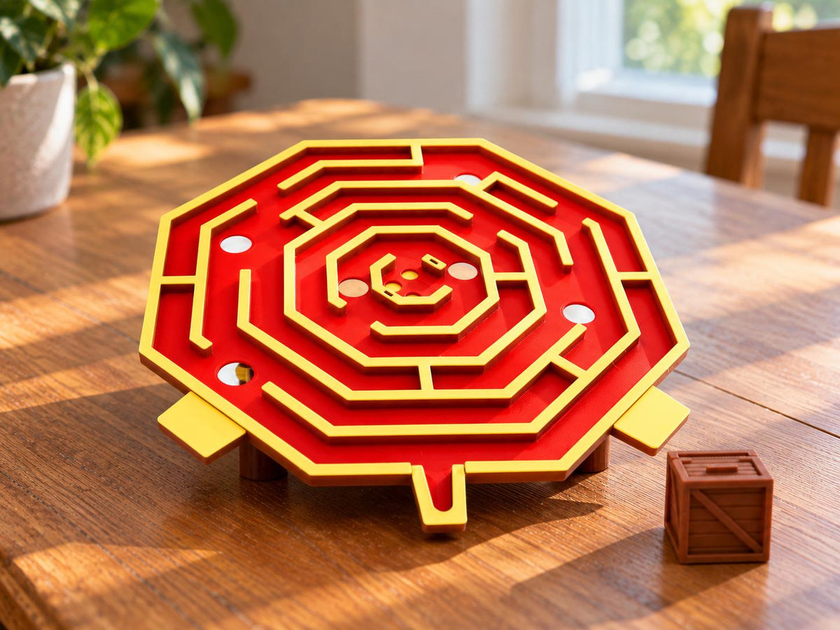3D Printed Labyrinth Ball Maze