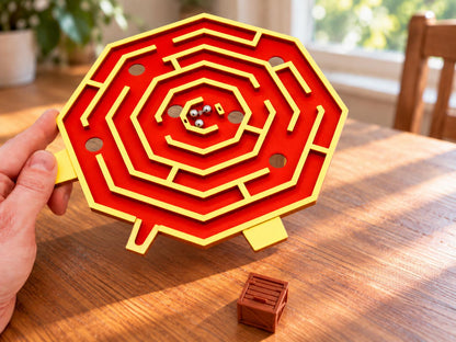 3D Printed Labyrinth Ball Maze