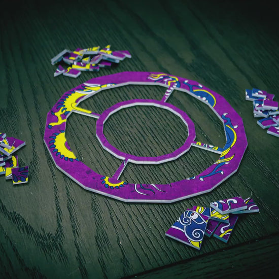 Survivor Puzzle Replica - Two Dragon Puzzle  - S46 - Mini Color Version