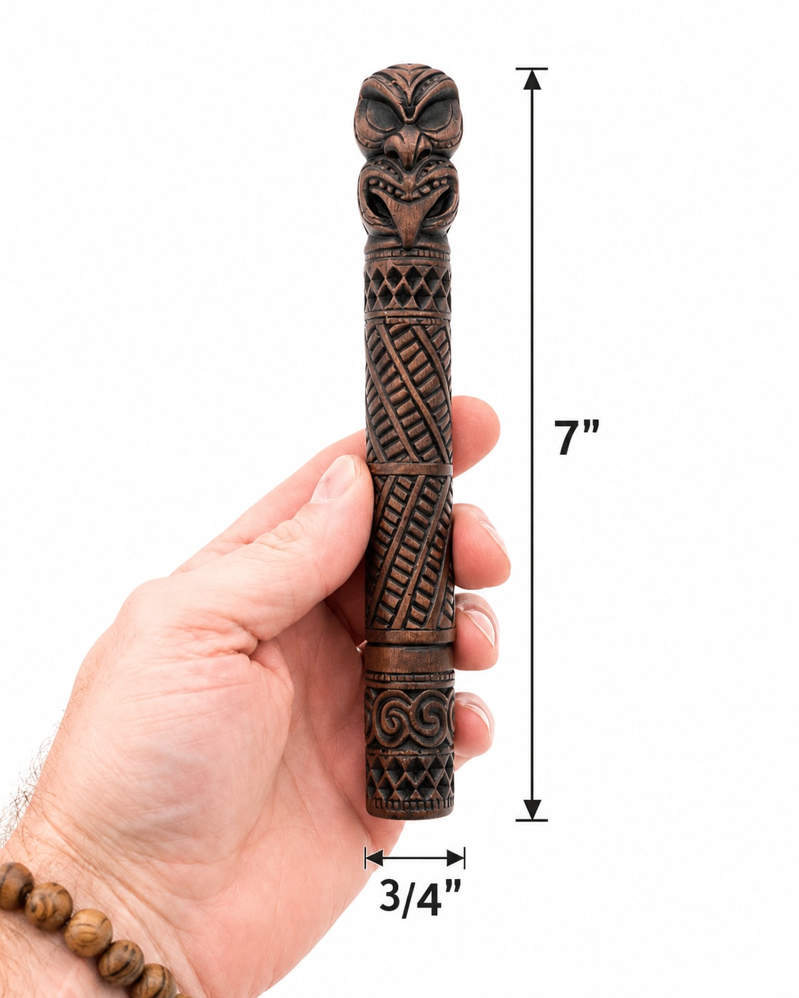 Tiki Voting Pen – Carved Wood Look with Sharpie Marker