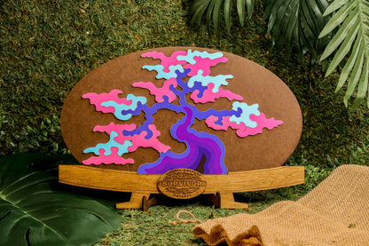 Large Tree Puzzle with Stand